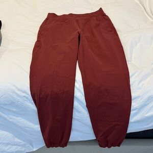 Lululemon Athletica Burgundy Joggers